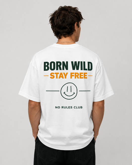 Camiseta Bearheel Born Wild dark
