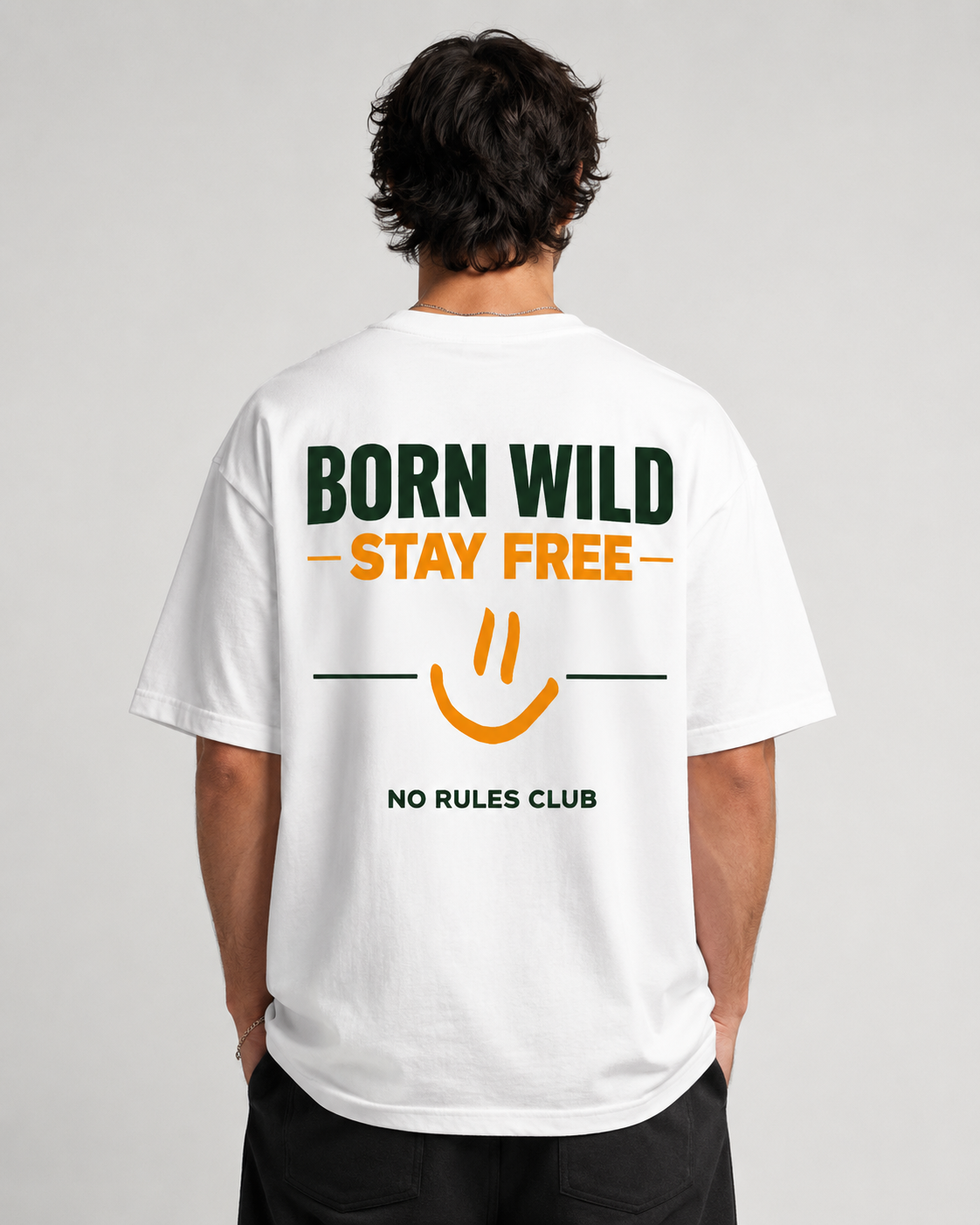 Camiseta Bearheel Born Wild Org