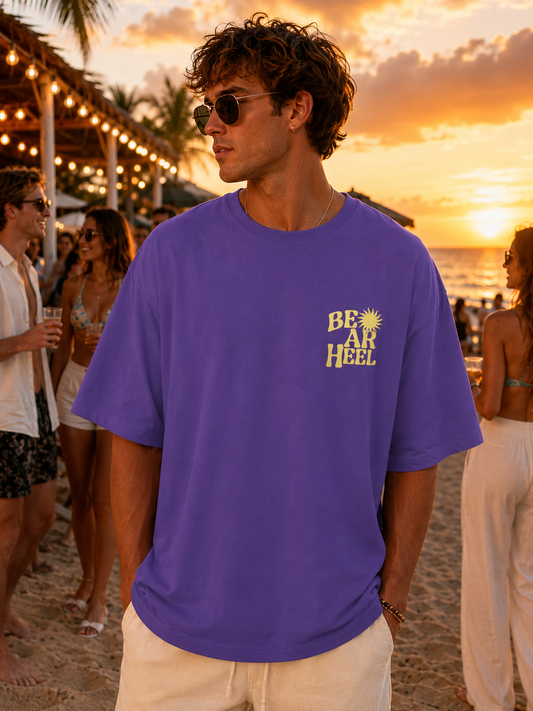 Camiseta Bearheel Sunset Purple